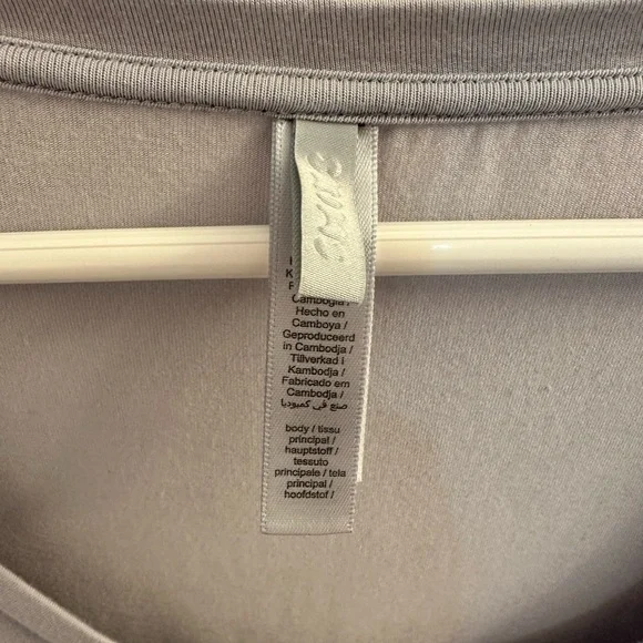 SKIMS Scoop Neck Sleep Set With Shorts In Zen Blue Size Medium - Picture 10 of 14